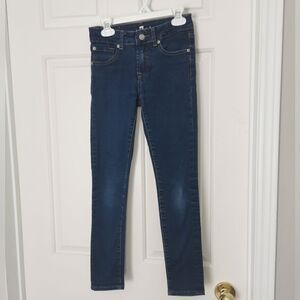 2/$40 7 for all mankind girls skinny jeans size 10